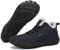 DOBOLIN Barefoot Stivali da Neve Uomo Caldo Antiscivolo Caloroso Inverno All'aperto Escursionismo Scarpe Impermeabile Blu Scuro 44