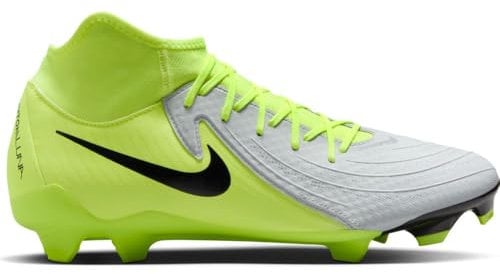 Nike Herren Phantom Luna II Academy FG/MG Fußballschuh, Metallic Silver/Black-Volt, 43 EU