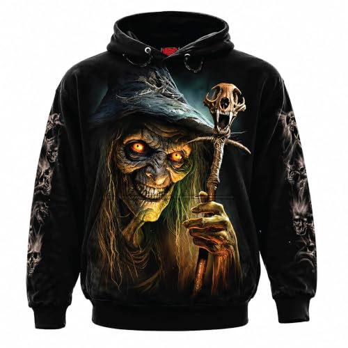 Spiral Witch's Brew - Hoodie Männer Kapuzenpullover schwarz Horror, Rockwear