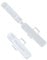 Veemoon 100pcs Cable Identification Box Charger Holder Badge Ties Clear Labeling Electronic Tag Case Wire Labels Network Wiring Staples Power Name Cord Pen Organizer Blank Plastic