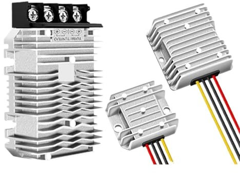 UYUUBNK 1 Unidad de 30-90 voltios, 36 V, 48 V, 60 V, 72 V, 84 V a 24 voltios, 5 A, 10 A, 20 A, 40 A, convertidor Reductor de CC, Fuente de alimentación, Transformador de Alta Potencia.(10A)
