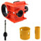 Generic Door Lock Installation Kit with and Adjustable Bushings for Wood, Orange