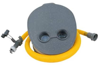 Sharplace Balg-Fußpumpe, schnell aufblasend, ergonomisch, tragbar, aufblasbare Pumpe, universell für Reise-Isomatten, Kinderpools, Seeufer, 11 Inch