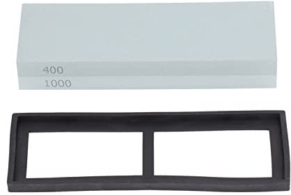 Fafeicy Reser Afilado de Piedra de Piedra de Kit Whitstone de para Cuchillos de Cocina, Cuchillo de Chefs, Tijeras, Base de Goma Incluida