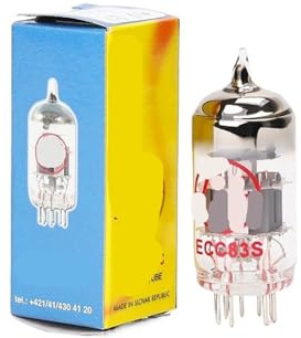 Die elektronische Röhre ECC83S ersetzt die elektronische Röhre ECC83 12AX7 12AX7B 5751 B339 7025 ECC803 for die Parameteranpassung von Audio-Leistungsverstärkern(4 pcs)