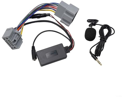 SiSinkal AUX Audio Adapter für Volvo Cars C30/C70/S60/S80/V50/V70/XC70/XC90 2004-2019 Kompatibel für Auto-Stereoanlagen, ABS-Material