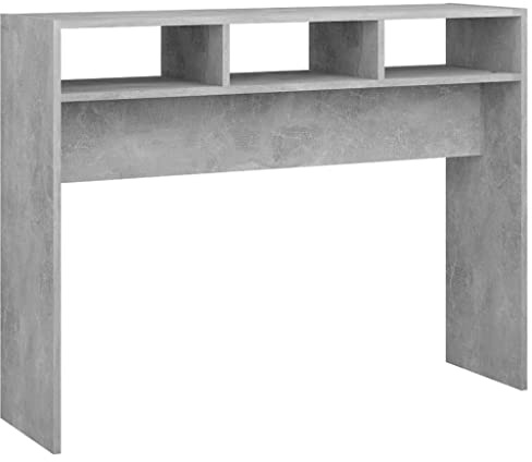 Table Console, canapé D'appoint, Table D'appoint, Meuble Console pour Couloir/Salon/Bureau, aggloméré (Gris 105 X 30 X 80 cm) (Gris béton #00)