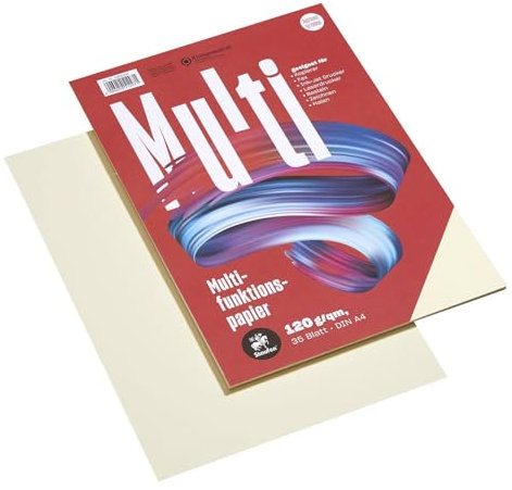 Staufen Style Multifunktionspapier - DIN A4, 35 Blatt, Farbe: creme, 120g/m² Qualitätspapier, 1 Stück