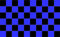 MadAboutFlags Black and Blue Checkered Large Flag - 5' x 3'.