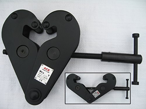Secure Fix Direct 3 Ton Beam Clamp - Adjustable Girder Block Tackle Lifting Clamp 3000Kg Three