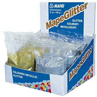 Glitter metallizzato 100gr Mapeglitter Mapei - Colore: ARGENTO