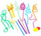TalkTools Straw Kit - Silicone Straw - Réutilisable - 8 pièces