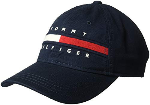 Tommy Hilfiger Herren Dad Hat Avery Baseballkappe, Marineblau Blazer, Einheitsgröße