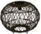 ATMOSPHERA CREATEUR D'INTERIEUR Solar-Kugellampe, Schwarz, D 31 cm, Eisen, Polypropylen, LED, 8 Stunden Laufzeit, Batteriebetrieben