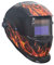 Scheppach Automatik Schweißhelm AWH-500FL | Flammen Design | Schweißermaske mit Solar Sensor | automatische & regelbare stufenlose Verdunklung | Solarzelle mit Akku | Reaktionszeit 0,2-0,83ms