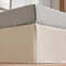 SLEEP ZONE Plissee-Bettröcke, King-Size-Größe, 38,1 cm, maßgeschneidert, einfach anzubringen, antistatisch, knitterfrei und lichtbeständig, Kingsize, Beige