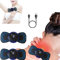 Massaggiatore Cervicale e da Schiena Collo Massaggiatore, dispositivo di allenamento EMS, Spalla Addominal Trainer Massaggio profondo elettrico dei tessuti per collo, schiena, spalla, gambe