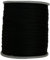 ecoline plissee Schnur schwarz oder grau Plisseeschnur Systemschnur 0,8 mm Schnur für Plissees (Schwarz, 100 Meter)