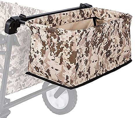 HIGOH Handcart, Faltende Einkaufseinkaufs -Campinghand -Push -Push Tragbarer Trolley -Karren - Hecktasche/a