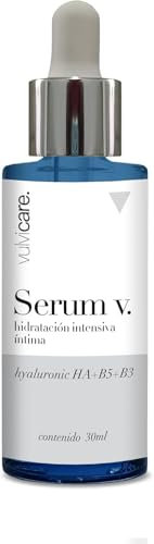 Vulvicare Serum V Idratante Intimo Intensivo 30ml – Formula Concentrata con Acido Ialuronico e Vitamine B5 e B3 – Formula ad Azione Rapida Sviluppata da Ginecologi – 99% Ingredienti Naturali