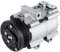 VEVOR Compresor de aire acondicionado universal para Ford Lincoln Mercury Thunderbird F150 93-07 4.2L 4.6L 5.4L 6.8L FS10 A/C Compresor 58129 57129 58165 57165 CO 101290C (4L3Z19703AB)