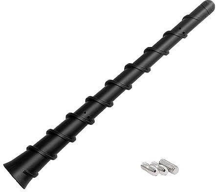 Audioproject A495 - Antenne de toit en caoutchouc - 18 cm - Compatible avec VW Golf 4 5 6 7 Passat Lupo Polo 6R Audi A6 Opel Corsa C D Astra Ford Focus Renault BMW Seat Skoda Antenne d'autoradio