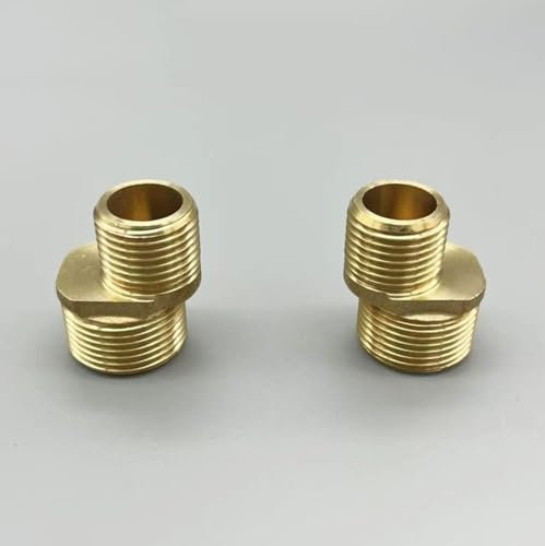 BiaoTeng Eccentrico Miscelatore Doccia Parete Ottone 2 Adattatori Raccordo 3/4 Maschio 1/2 Maschio 35 mm