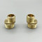 BiaoTeng Duscharmatur Adapter S-Anschluss Verstellbarer Schwenkarm Messing 2 Stück Exzenter Anschluss 1/2 - 3/4 35 mm