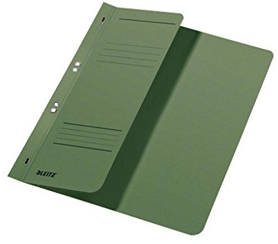 Ösenhefter, halber Vorderdeckel, A4, für Anzahl Blatt 170 (80 g/m²), grün