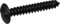 Hillman Vis tire-fond unidirectionnelle 230372 traitées thermiquement, noir, 5/16 x 3