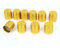 uxcell 10pcs 6mm Hole Dia Light Lamp Dimmer Control Rotary Knob Cap Gold Tone