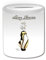 Golf-Spardose (Sport Design Thema, weiß), personalisierbar, Club R&A, USGA