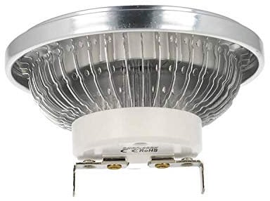 LEDLUX Une lampe à LED AR111 G53, AC220V 15W COB 4000K, angle d'éclairage Spot 35 °, luminosité élevée d'environ 1300 Lumens