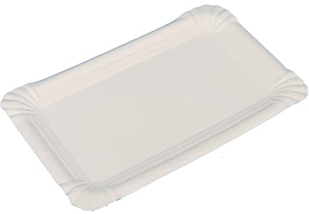 Pro DP 1000 Bio Frischfaser Pappteller 16x23cm Kuchenpappen Imbissteller Papierteller Einwegteller aus reiner Papierfaser - Inkl. VerpG in D