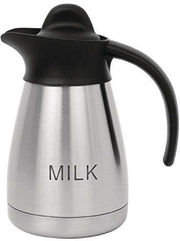 Commercial Screwtop Vacuum Milk Jug Pitcher 500ml Restaurant Cafe Pub B&B Hotel