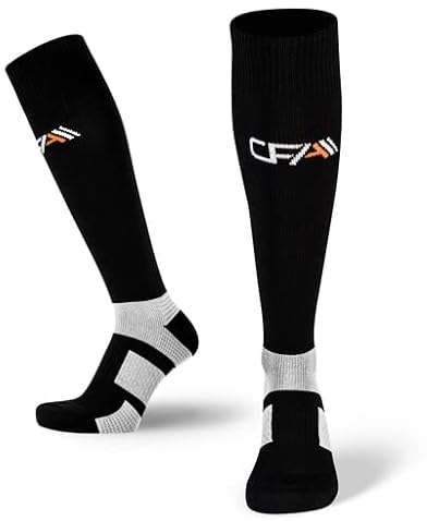 COMPRESSION FOR ATHLETES V1 Chaussettes de Contention Femme et Homme de Haute Qualité, Soutien de La Cheville et de La Voûte Plantaire, Chaussettes de Contention Homme et Femme fabriquées dans l'UE