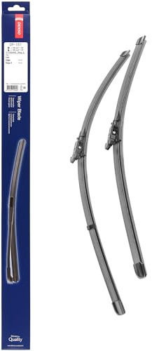 DENSO Flat Front Window Wiper Blade DF151-700/700mm - Premium All Season Replacement Wipers - Pinch tab Arm - LHD/RHD