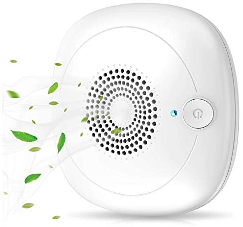 Ozonizador Mini generador de ozono Purificador de Aire Extractor de olores portátil Eliminador de Nevera Adecuado para Habitaciones de baño