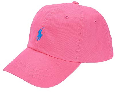 Ralph Lauren Herren Polomütze mit Pony-Logo (Einheitsgröße, Rosa)