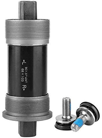 MAGT Fahrrad Innenlager, Stahl Fahrrad Tretlager Fahrrad Vierkantlochachse Fahrradlochachse Zubehör für Mountainbike(68X103MM)