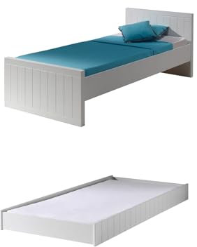 Vipack Robin Einzelbett, 90 x 200 cm + Ausziehbett