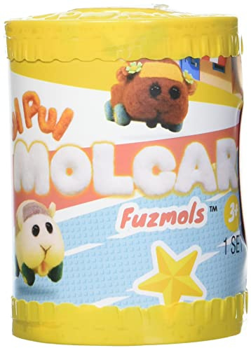 MGA Entertainment Pui Pui Molcar Figuren - 6cm beflockte Fuzmols mit bespielbarer Blindverpackung - Für Sammler, Mädchen und Jungen ab 3 Jahren