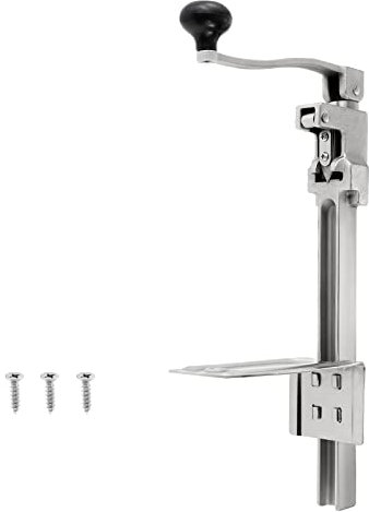 IRONWALLS Commercial Can Opener for Restaurant, 19”/48cm Heavy Duty Table Mount Manual Can Opener for Cans Up to 13” Tall, Metal Professional Can Opener with Plated Steel Base for Hotel, Food Store