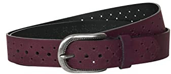 CECIL Damen B580643 Ledergürtel, Berry Juice red, 95