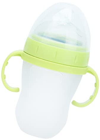 Biberón de Cereales para Bebés, Biberones de Silicona de Fácil Limpieza para Bebés, Cuenco Integrado, Cuchara para Niños Pequeños para Alimentación Infantil