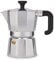 La Cafetière Venice Aluminium Espresso Maker, Three Cup, Silver, Gift Boxed