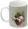 EliteKoopers 1Pcs Mug Kim Haskins Cat in a Plant Pot Green Porcelain Mug