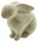 Dekofigur Hase aus Terracotta, Osterhase im Used-Look, Hasenfigur für Drinnen & Draussen, Gartendekoration für Ostern, Hasendekoration, Tischdeko