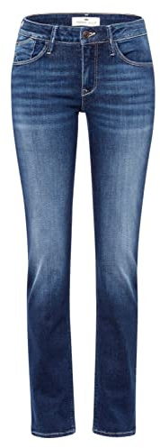 Cross Jeans Damen Jeans Rose - Regular Fit - Blau - Mid Blue W28-W38 Stretch