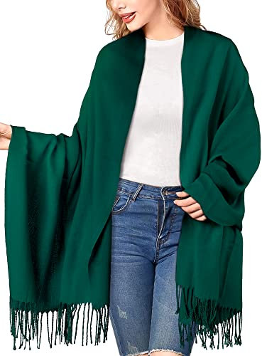 ECOMBOS Scarfs for Women - Pashmina Shawls and Wraps for Evening Dresses Wedding Winter Warm Stoles Large Ladies Scarves